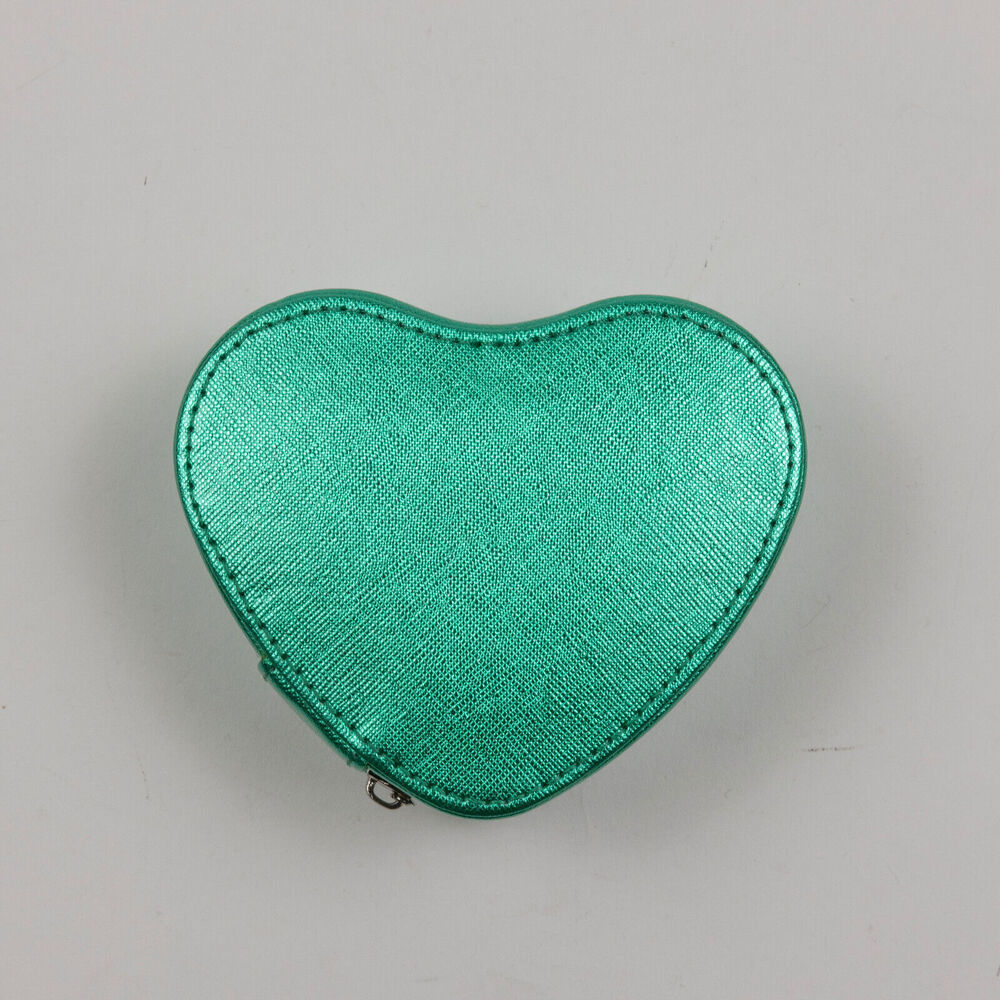Stella & Max Heart Shaped Compact Jewelry Box Green (Pre-owned/as pictured)